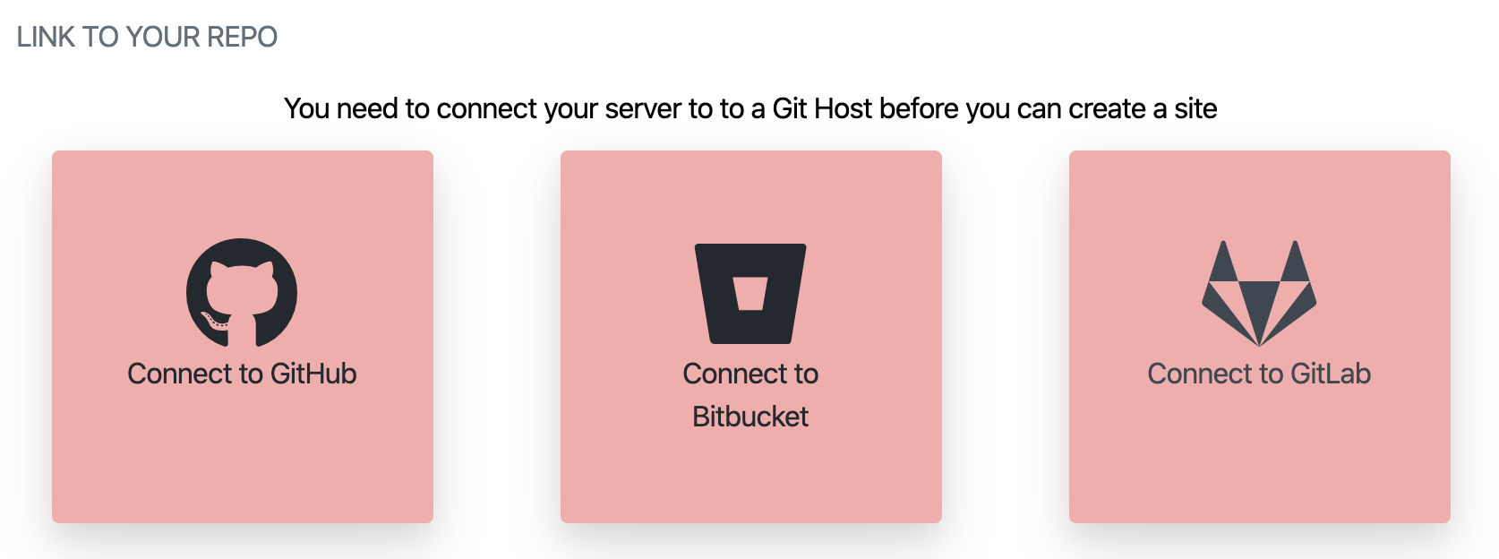 connect a git host